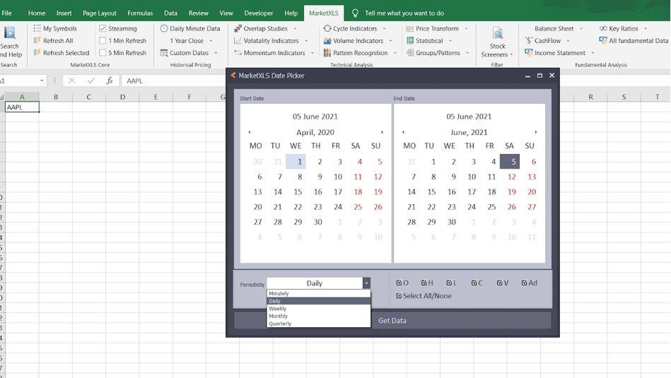 option scanner, menu