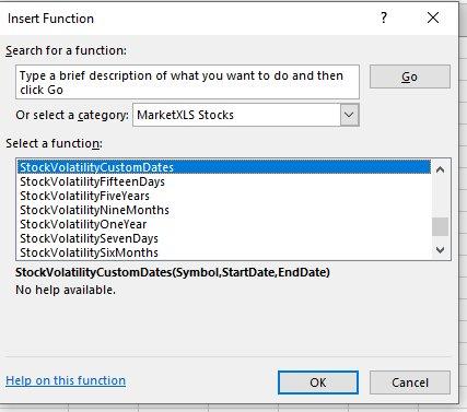 stock volatility calculator