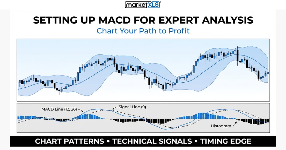 Setting Up MACD for Expert Analysis - technical indicators and chart patterns in Excel with MarketXLS
