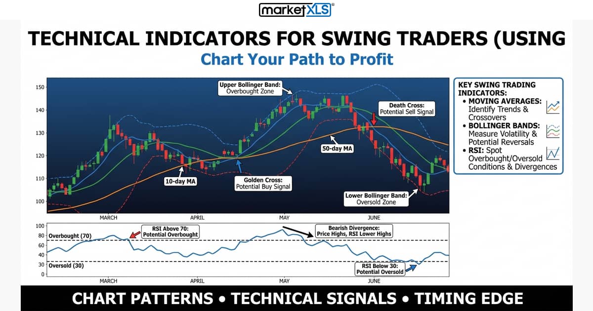 Technical Indicators For Swing Traders (Using - technical indicators and chart patterns in Excel with MarketXLS