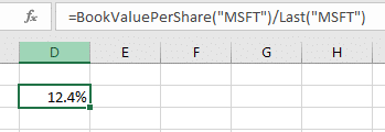 Margin Of Safety Analysis Of Stocks With Formula In Excel (With Marketxls)