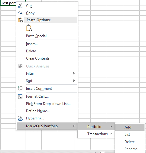 Portfolio Management In Excel - Stock Research Tool