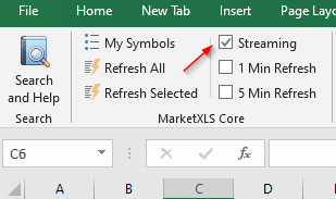 excel for mac live stock quotes