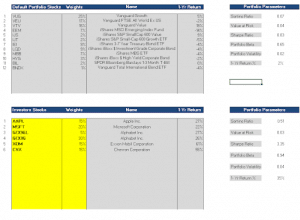 Portfolio Comparison Template